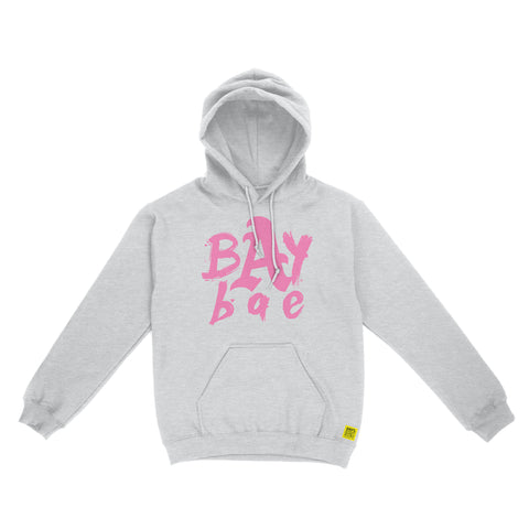 Bay Bae - Classic Pink Logo Hoodie